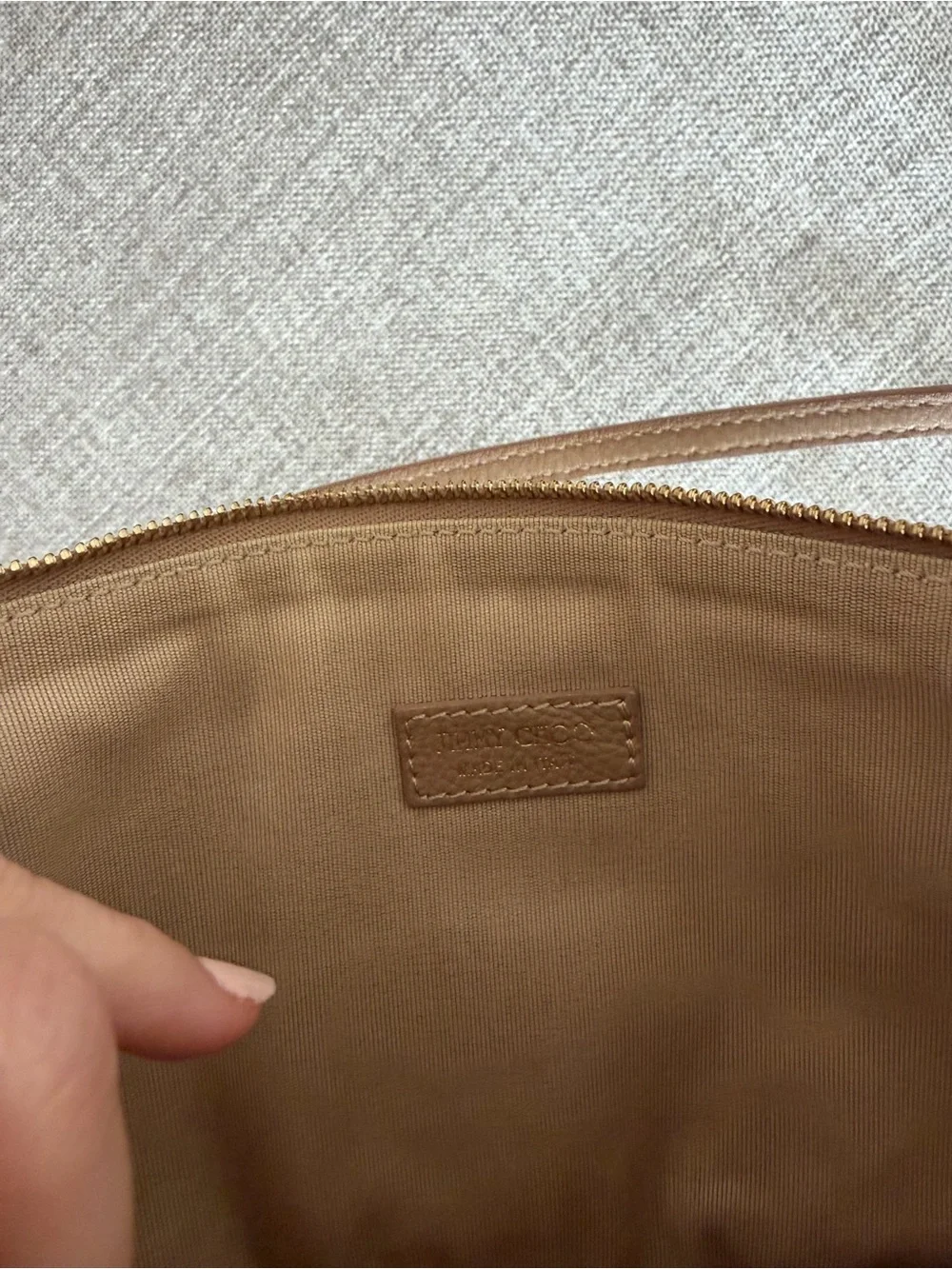 🗽Jimmy Choo Logo Leather Bag